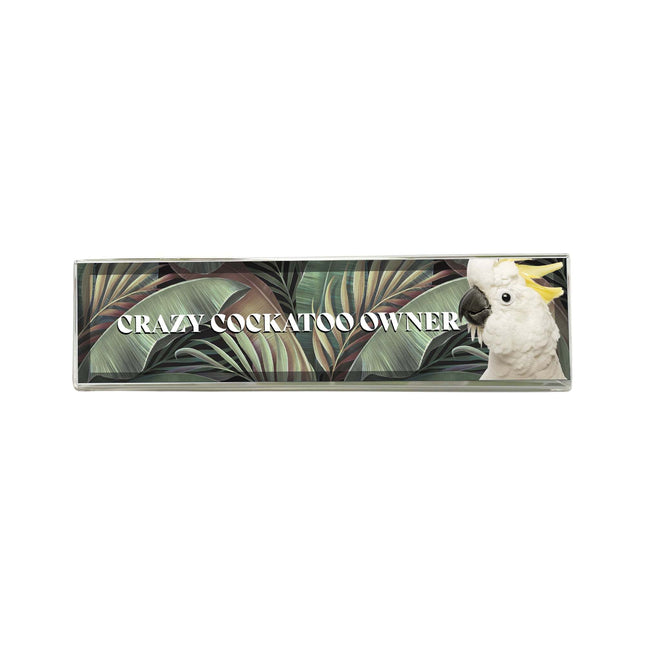 Cockatoo Desk Name Plate