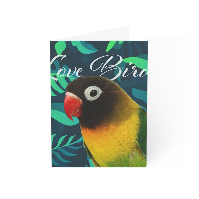 Love Bird Folded Greeting Cards (1, 10, 30, and 50pcs)