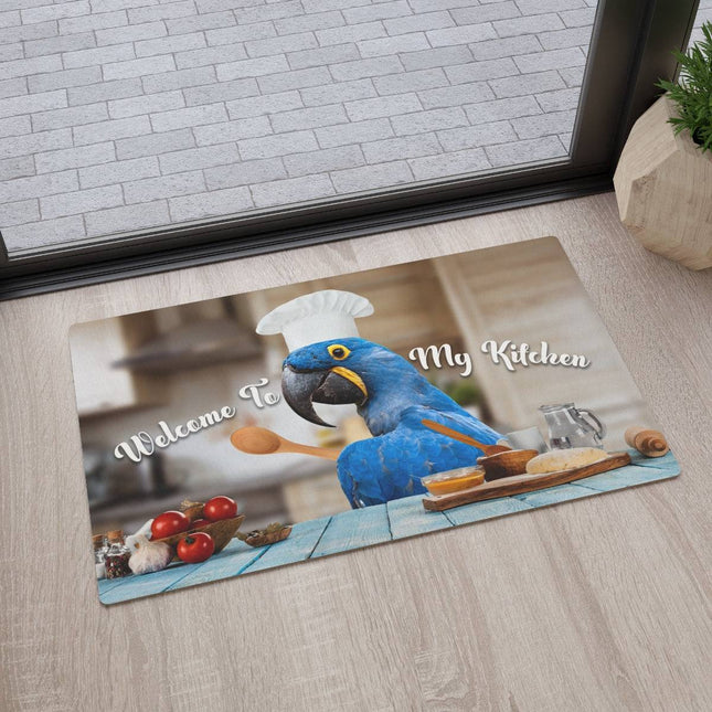 Hyacinth Macaw Kitchen Floor Mat