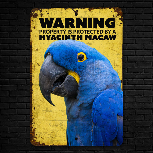 Hyacinth Macaw Sign