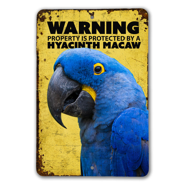 Hyacinth Macaw Sign