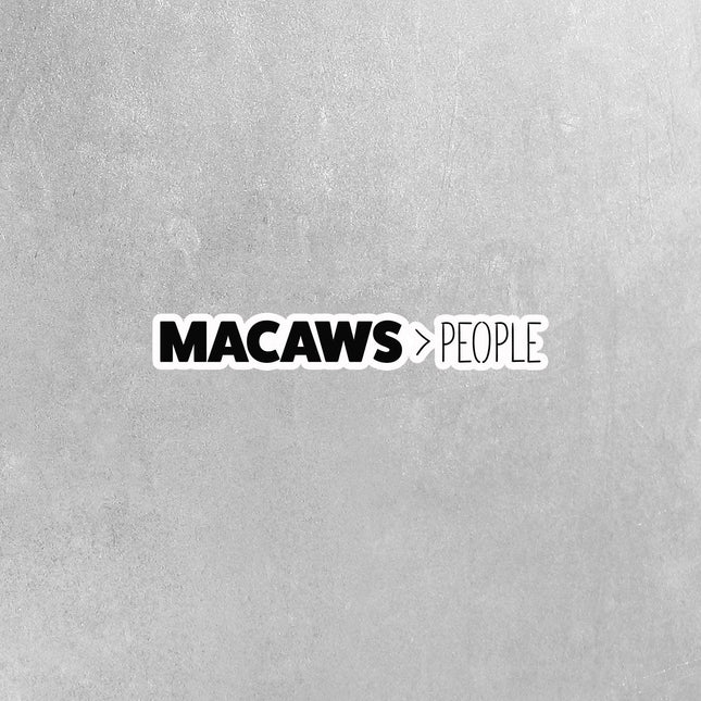 Macaws > People Sticker