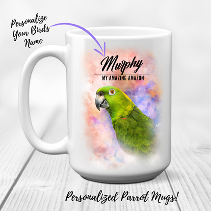 Personalized Amazon Parrot Mug