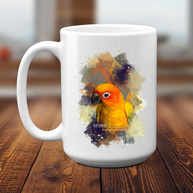 Sun Conure Splash Mug