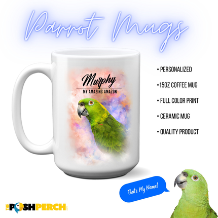 Personalized Amazon Parrot Mug