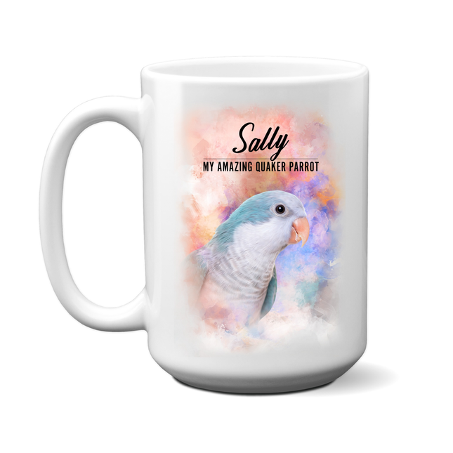 Blue Quaker Parrot Mug