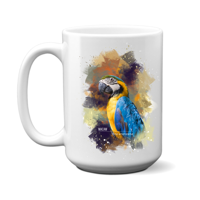 Macaw Splash Mug