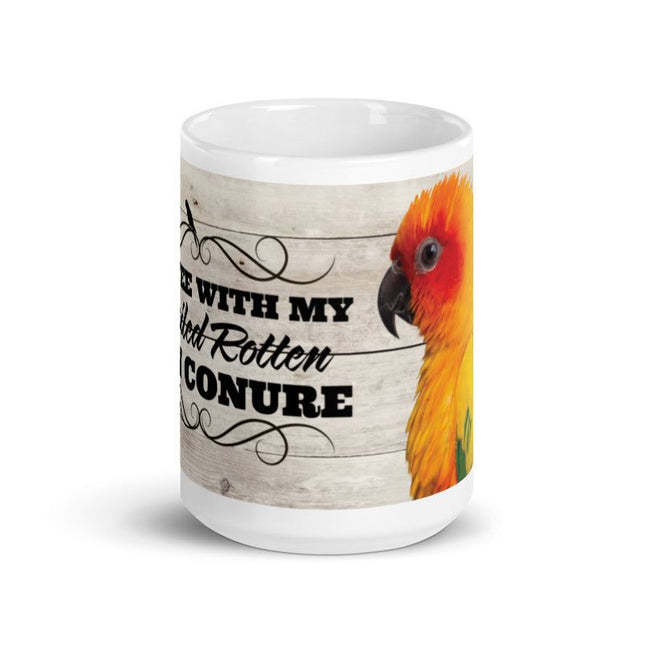 Coffee With My Spoiled Rotten Sun Conure Mug